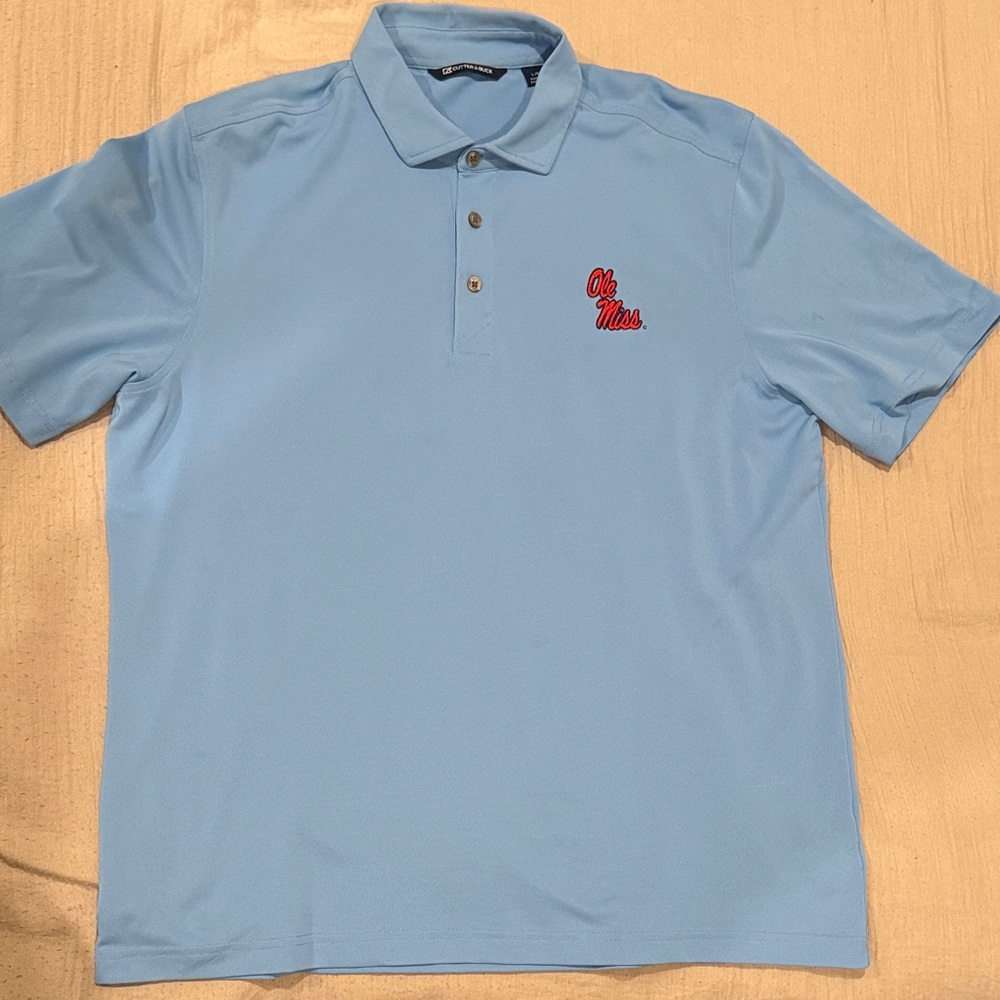 Cutter & Buck Sky Blue Polo Shirt